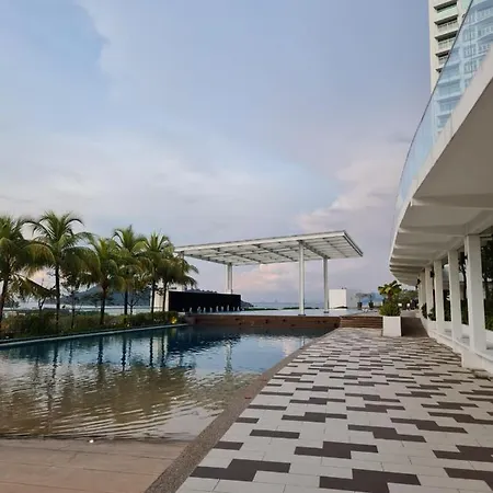 Seaview Condo 10Pax #10Minqueensbay #15Minspice Bayan Lepas Exterior photo